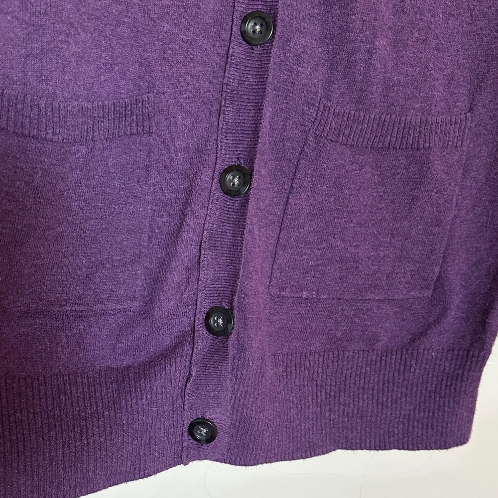 Mossimo Supply Co. Purple Long Cardigan Sweater - Picture 3 of 4